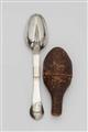 A Nuremberg silver folding spoon in a case - image-1