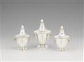 Three courtly silver toilette boxes - image-1