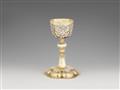 A Frankfurt silver gilt communion chalice - image-1