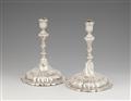 A pair of Bonn silver candlesticks - image-1