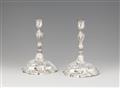 A pair of Cologne silver candlesticks - image-1