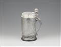 A Bremen silver-mounted glass tankard made for a locksmith's guild - image-1