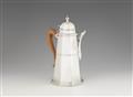 A Queen Anne silver coffee pot - image-1