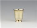 A small Swiss silver gilt tulip beaker - image-1