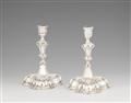 A pair of Breslau silver candlesticks - image-1