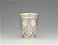 A parcel gilt Königsberg silver coin-set beaker - image-1