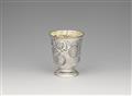 A Tilsit parcel gilt silver coin-set beaker - image-1