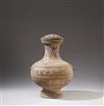 Large polychrome lidded jar, Western Han dynasty, around 1st century BC - image-3