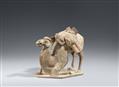 A figure of a Bactrian camel. Tang dynasty (618-907) - image-1