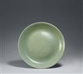 A very large celadon charger. Ming dynasty, 15th century - image-1