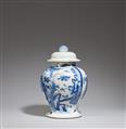A blue and white lidded jar. Kangxi period (1662-1722) - image-2