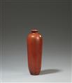 Schlanke Vase mit Eisenrost-Glasur. 20. Jh. - image-2