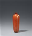 Schlanke Vase mit Eisenrost-Glasur. 20. Jh. - image-1