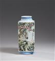 Famille rose-Vase von cong-Form. Republik (1912–1949) - image-3