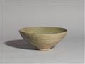 A Korean relief-decorated celadon bowl. Goryeo dynasty, 12th/13th century - image-2