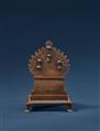 Ganesha-Altar. Stark kupferhaltige Bronze. Zentral-Indien, Maharashtra. 18. Jh. - image-2