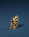 A Maharashtra copper alloy figure of Ganesha. Central India. 18th/19th century - image-2