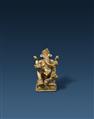 A Maharashtra copper alloy figure of Ganesha. Central India. 18th/19th century - image-1