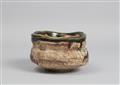 An Ao-Oribe chawan. Mino area, Owari province. Edo period. 17th/18th century - image-5