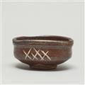 A shallow chawan. Seto, Owari province. Mid-19th century - image-4