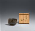 A Kuro-Raku chawan. Kyoto. 18th century - image-1