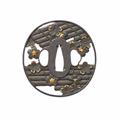 A Bushū iron tsuba. 18th/19th century - image-1