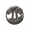 An Echizen iron tsuba. 18th/19th century - image-1