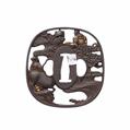 A iron Tetsugendō tsuba. 18th/19th century - image-2