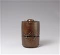 A large cylindrical bronze vase. Mid-20th century - image-2