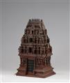 A Tamil Nadu teak wood model of a temple gate (gopuram)
Southern India. Late 19th/early 20th century - image-2