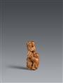 A light boxwood netsuke of two karako. Second half 19th century - image-1