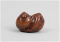 Netsuke zweier Kugelfische. Buchsbaum. Um 1800 - image-3