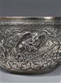 A large Burmese silver bowl. Early 20th century - image-3