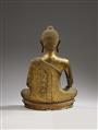 A Ratanakosin gilded and lacquered bronze figure of Buddha Shakyamuni. Thailand. 19th century - image-2