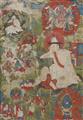 Thangka des Guru Milarepa. Tibet, 18. Jh. - image-2