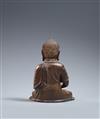 A small gilded and lacquered bronze figure of Buddha Shakyamuni. Ming dynasty, 16th century - image-2