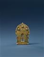 A Gujarati/Rajasthani copper alloy Jain altar. 15th/16th century - image-2