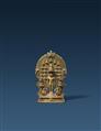 Jain-Altar. Gelbguss. West-Indien, Gujarat/Rajasthan. 15./16. Jh. - image-1