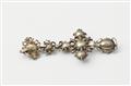 A Rococo silver gilded diamond multi part cross pendant. - image-2
