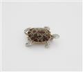 An 18k gold enamel and diamond turtle brooch. - image-2