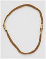 A Victorian pinchbeck meshwork tubogaz snake necklace. - image-1