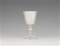 A Charles I silver wine goblet - image-1