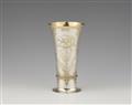 A parcel gilt Gdansk Baroque silver beaker - image-3
