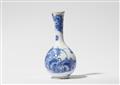 A small faience vase with Chinoiserie decor - image-2