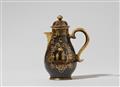A Bayreuth faience coffee pot with Chinoiserie decor - image-1