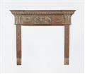 A Neoclassical carved softwood chimneypiece - image-1