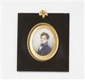 An English portrait miniature of a young navy cadet - image-1