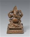 Vierarmiger Ganesha. Bronze. Süd-Indien. 18. Jh. - image-1