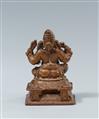 Vierarmiger Ganesha. Bronze. Süd-Indien. 18. Jh. - image-2