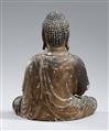 A wood figure of Amida Butsu. Muromachi period - image-2